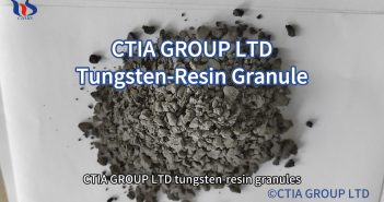 Images of tungsten resin particles