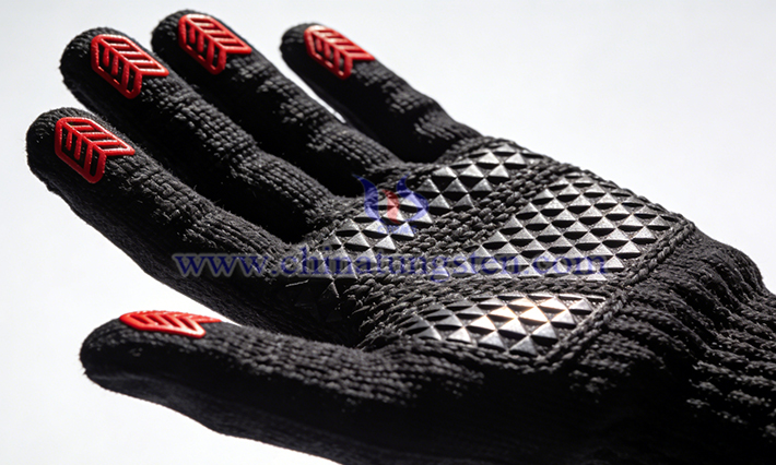Tungsten Wire Knitted Gloves Image