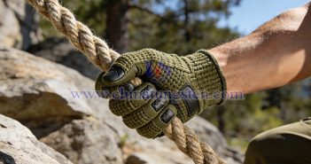 Tungsten Wire Knitted Gloves Image