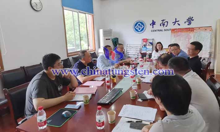 鎢協(xié)會(huì)長到長沙科研單位、高校及企業(yè)調(diào)研圖片