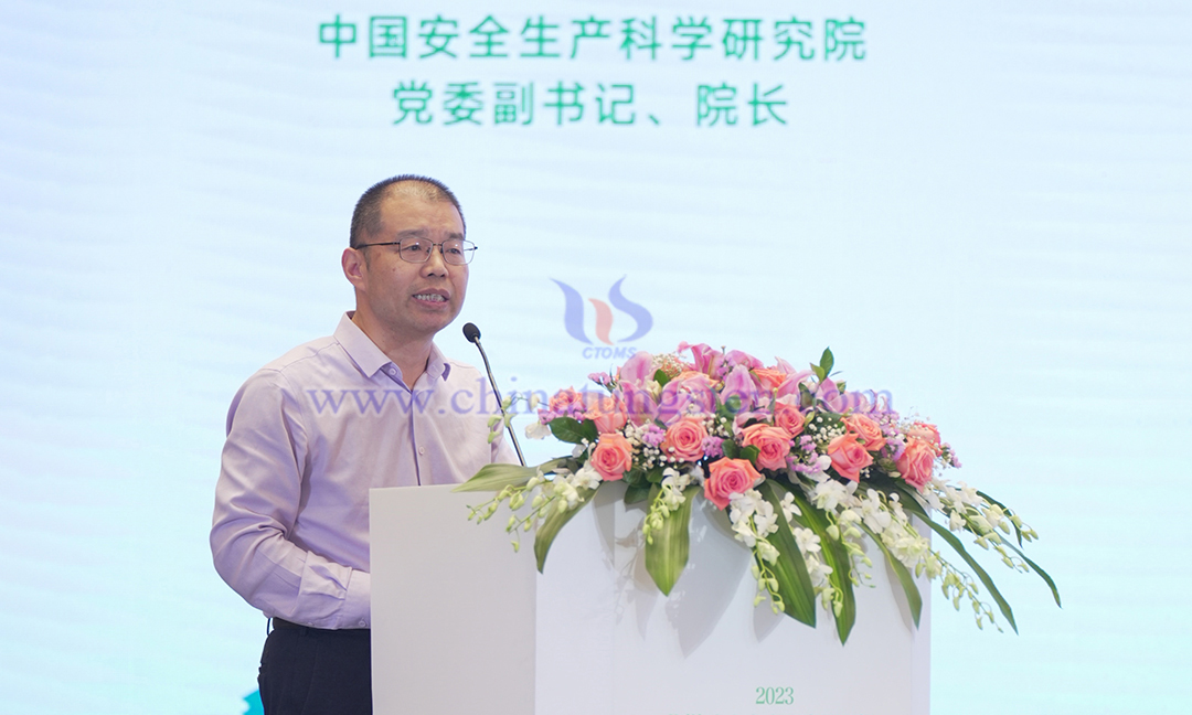 中國(guó)安全生產(chǎn)科學(xué)研究院黨委副書(shū)記、院長(zhǎng) 周福寶